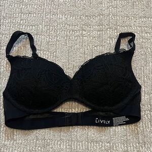 Lively Elegant Black Lace Bra
